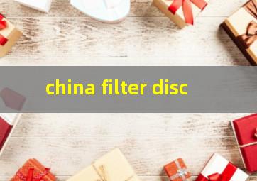 china filter disc